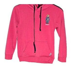 Polo Ralph Lauren Polo Bear Pink Hoodie Streetwear Unisex 10